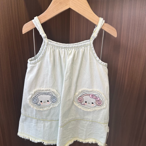 c005奶小西kitty牛仔裙特价