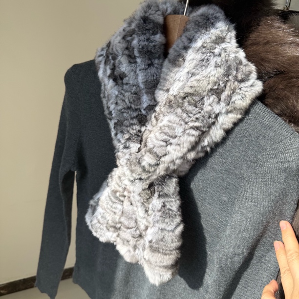 轻奢爆款俄罗斯水貂毛编织风雪帽围巾连一体冬季保暖高档帽