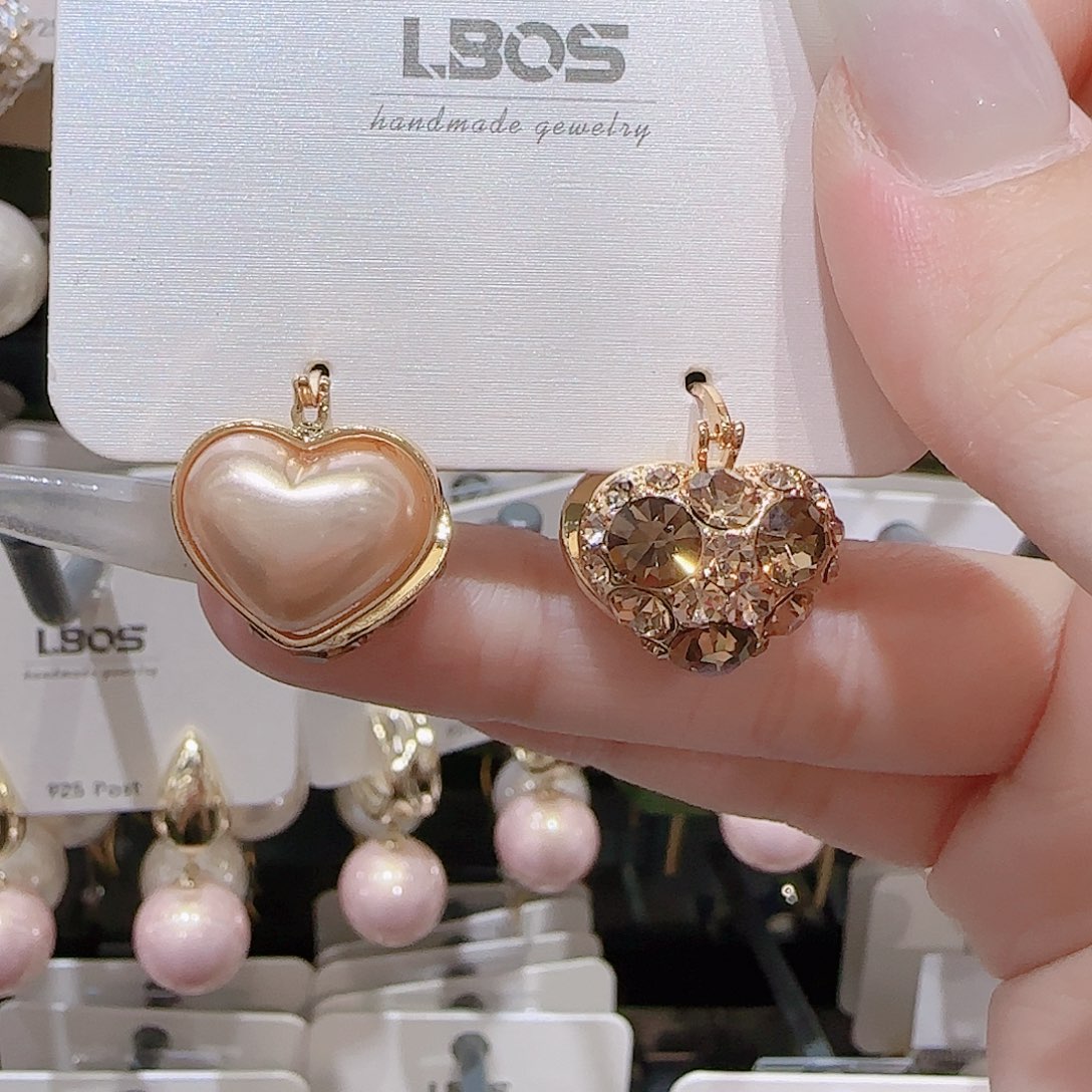 锆石铜合金925银耳环