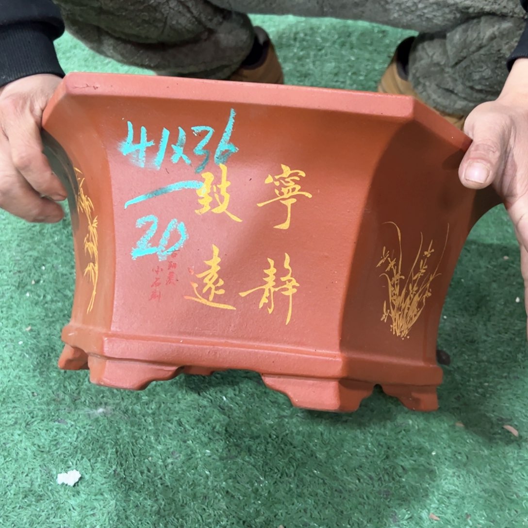 紫砂花盆紫砂花盆