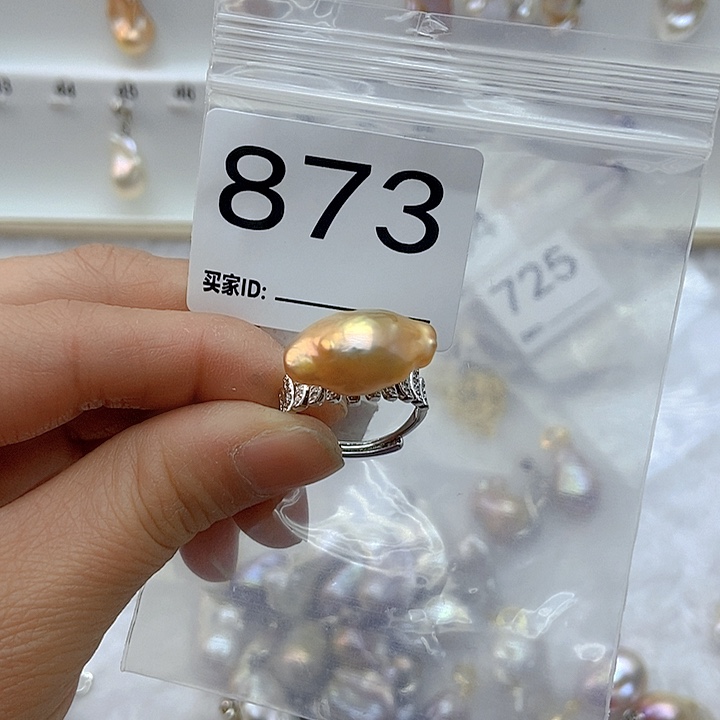 淡水珍珠颈饰银S925镶嵌
