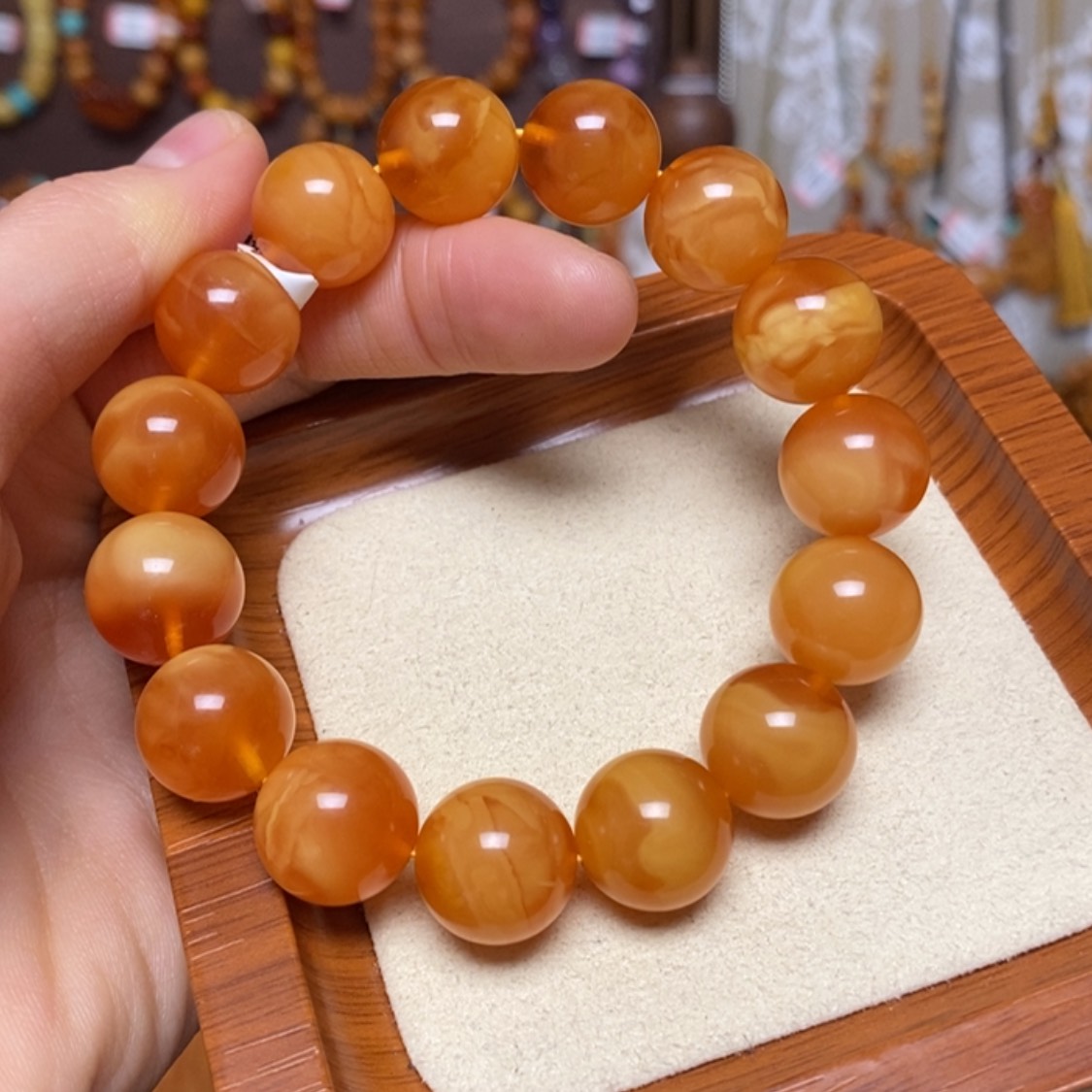 【闪购商品】手链蜜蜡未镶嵌手串