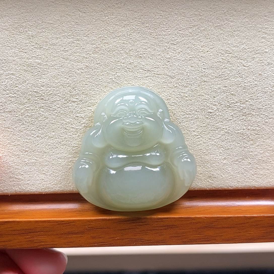 和田玉颈饰未镶嵌卡40