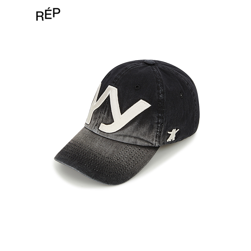 OPEN YY设计师品牌黑色YY渐变棒球帽 26PS早春