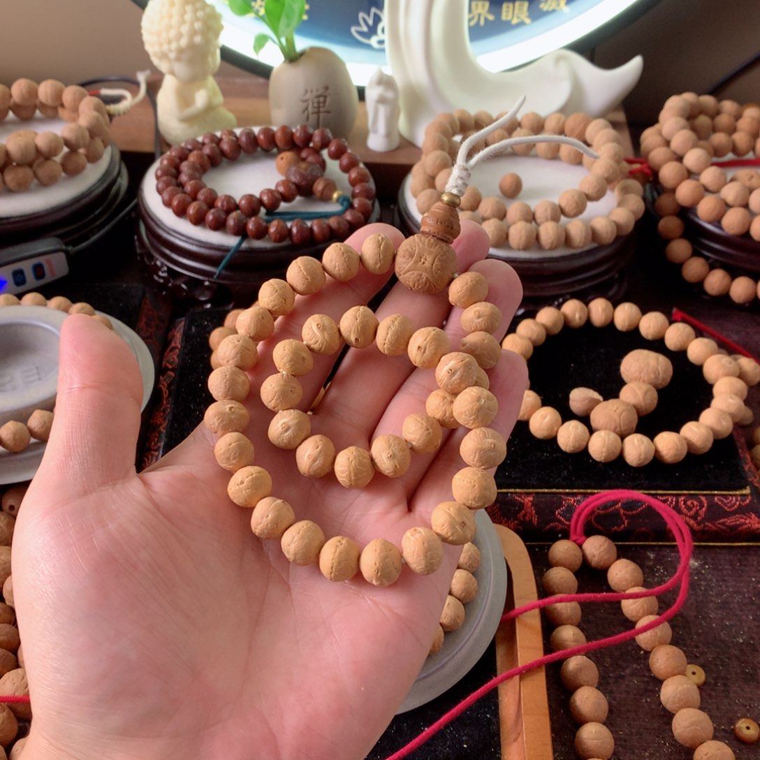 凤眼菩提手串11.5实心一物一图手持36颗飞碟