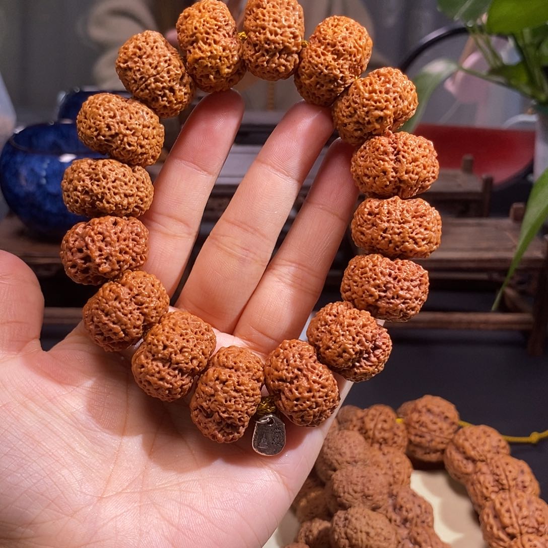 金刚菩提手串头货菠萝蜜24mm