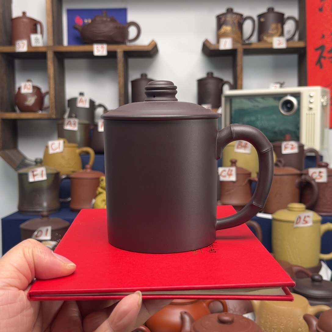 紫砂茶杯宜兴紫砂杯