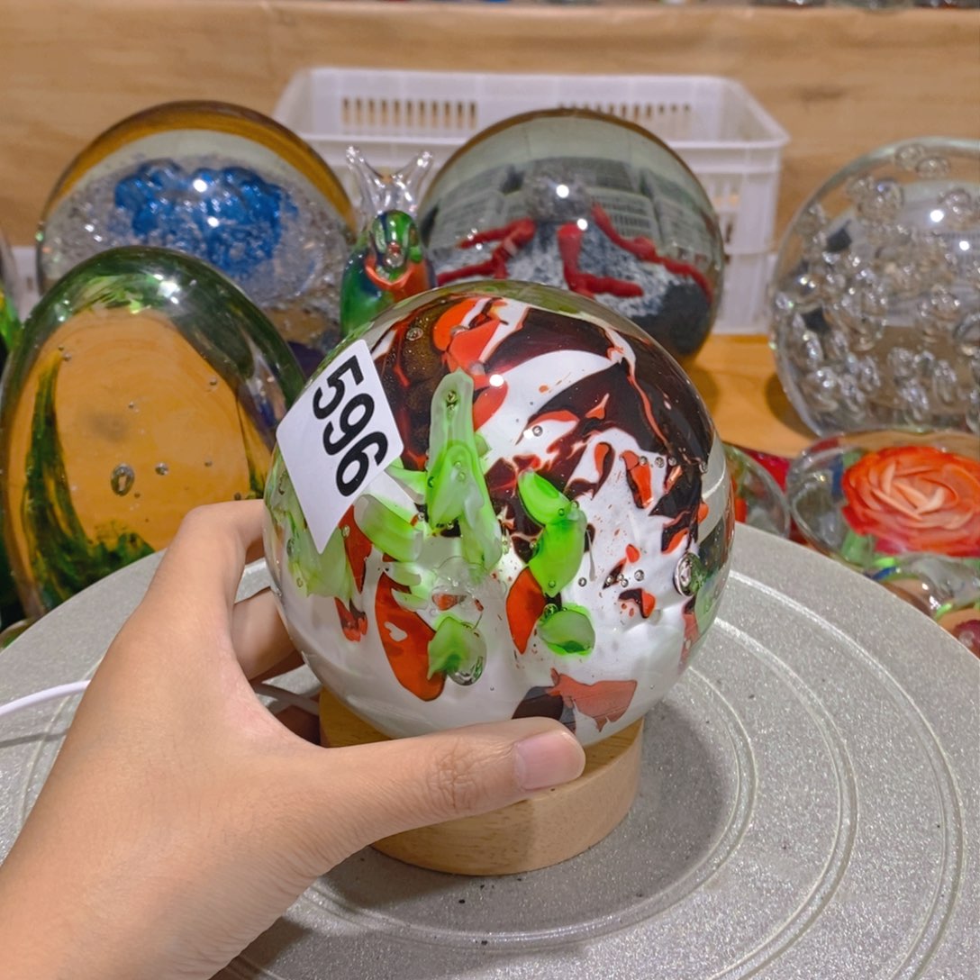 摆件淄博博山琉璃（瑕疵）