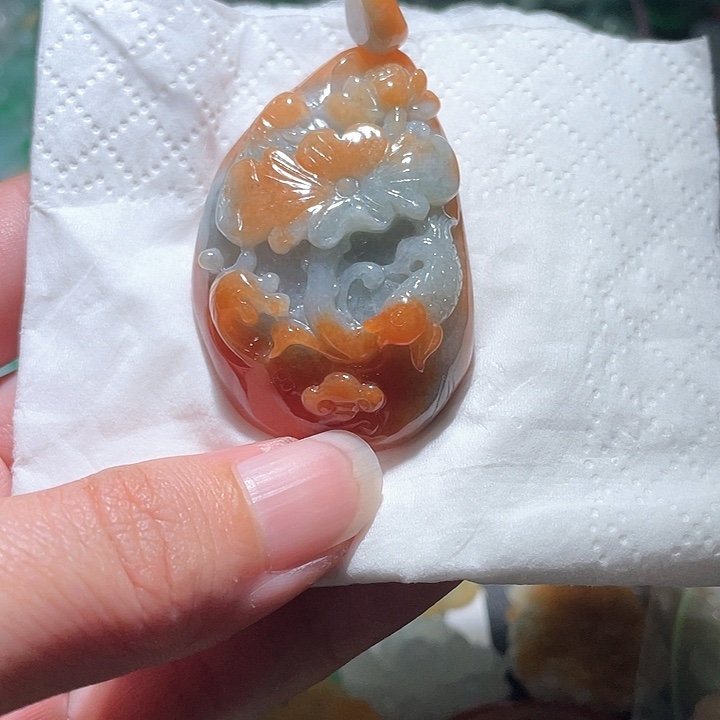 颈饰未镶嵌翡翠天 