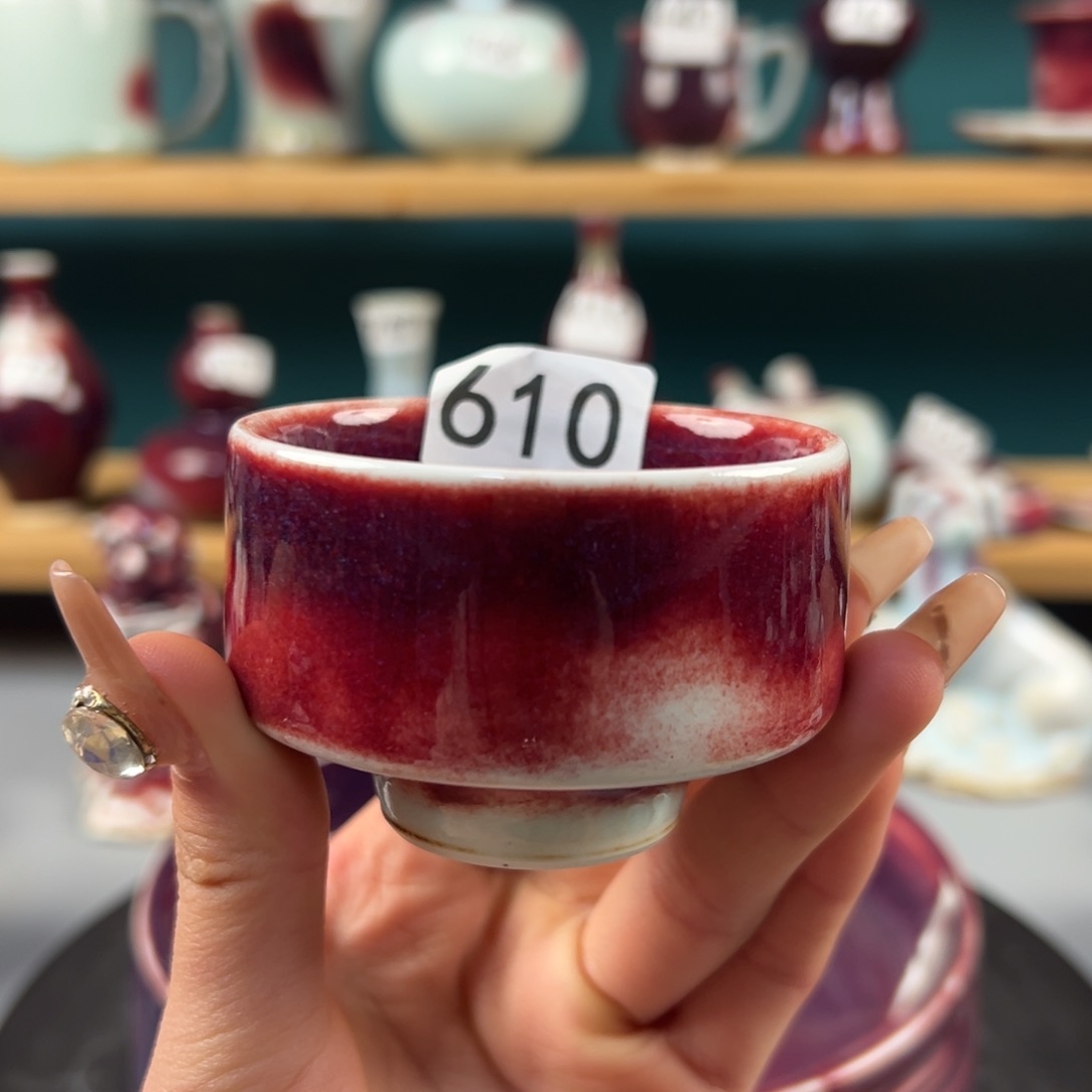 瓷片全品无暇主人杯纯手工