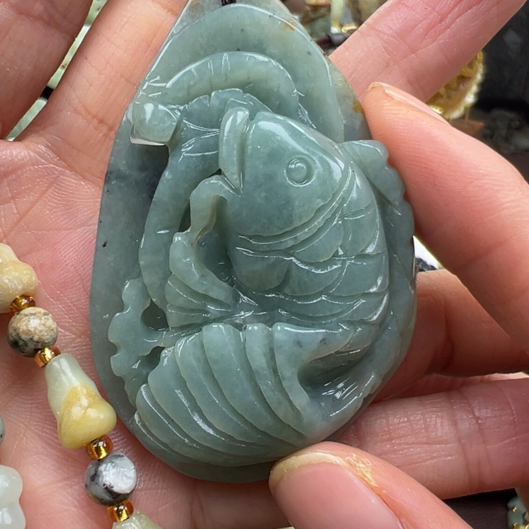 岫玉未镶嵌挂件挂件