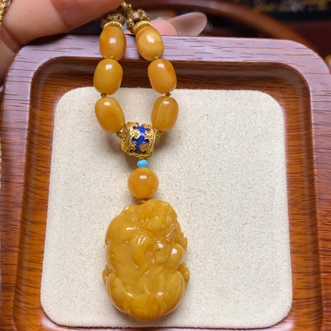 【闪购商品】蜜蜡颈饰未镶嵌项链