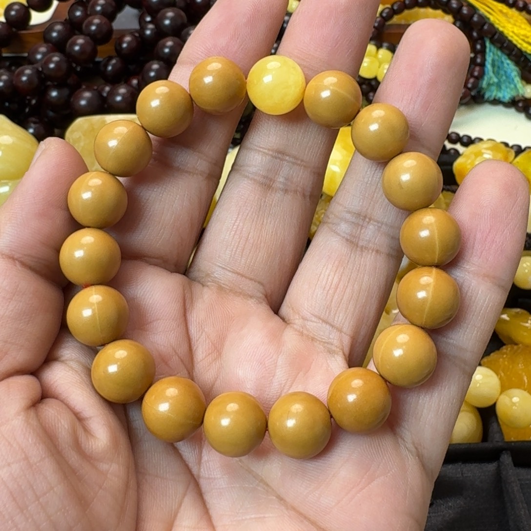 ʚ***ɞ琥珀未镶嵌手链100