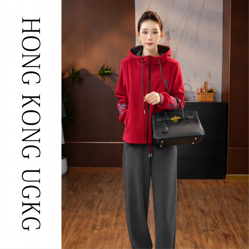 UGKG秋冬款中年妈妈时尚休闲套装两件套WW-73254ZH327