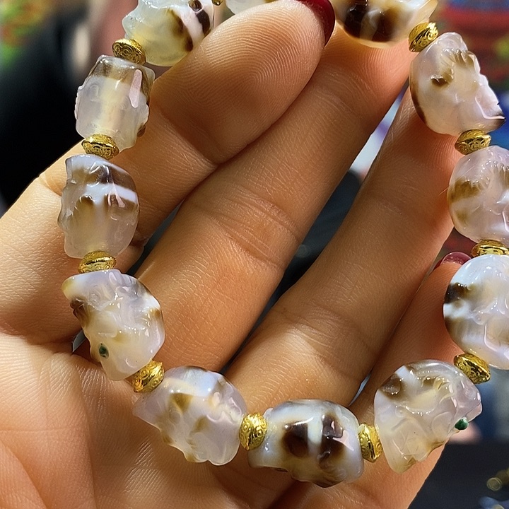 玛瑙/玉髓手链未镶嵌