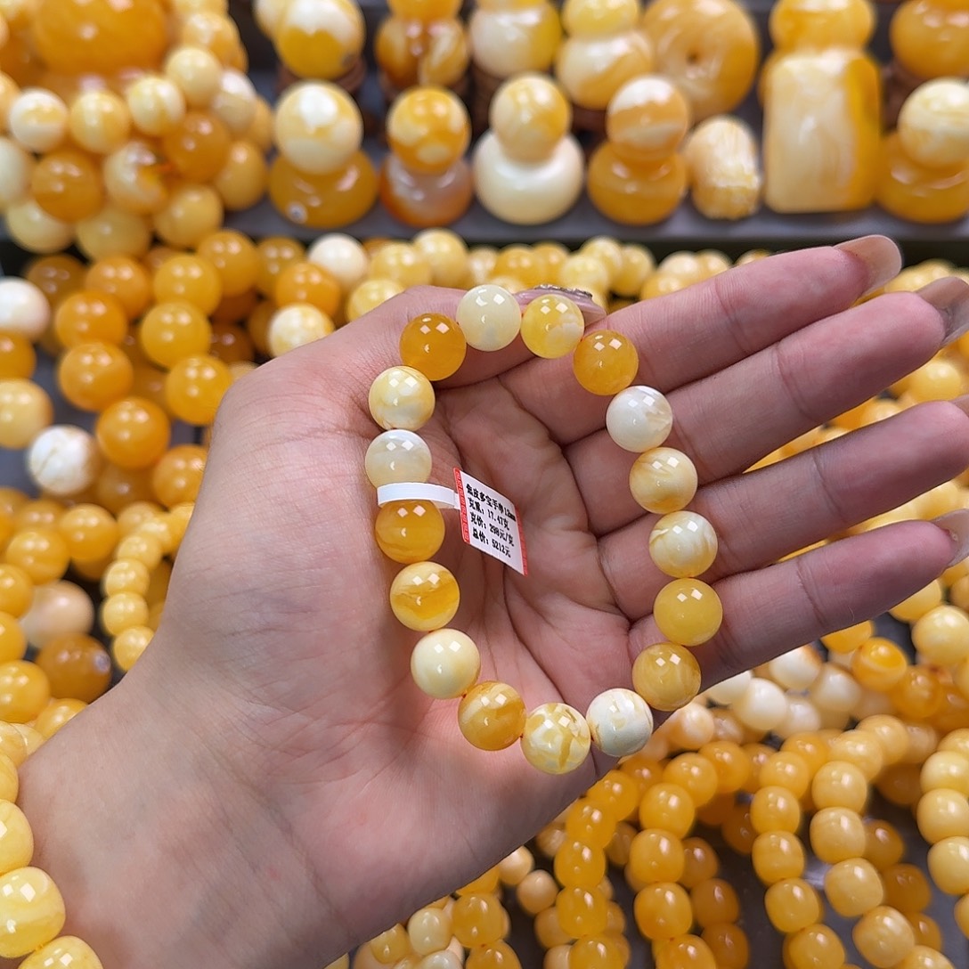 蜜蜡未镶嵌珠宝奇石12mm