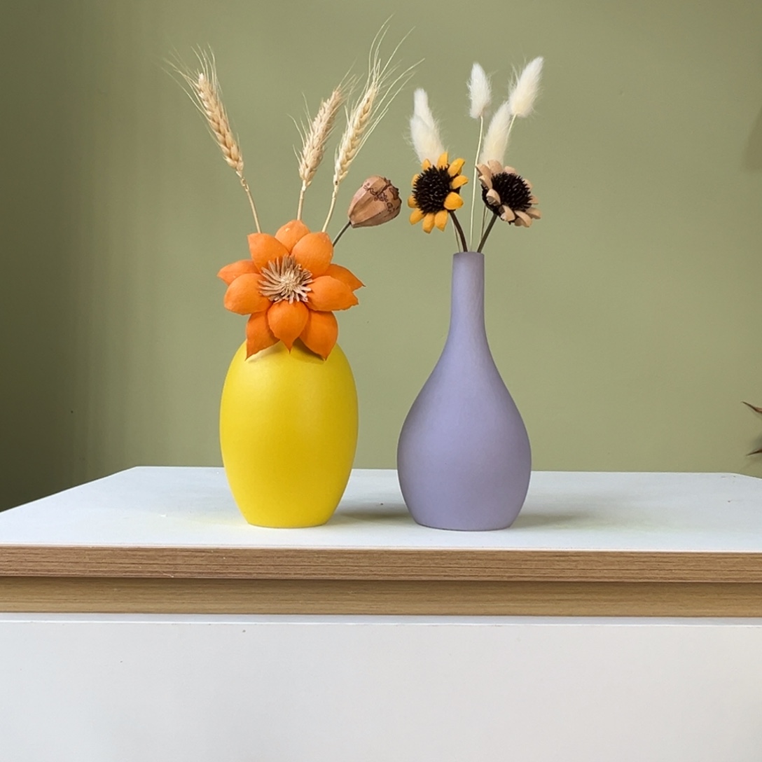 陶瓷花瓶陶瓷花瓶带花高度20-30厘米左右