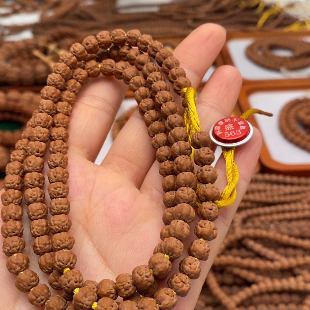 b***爱吊坠金刚菩提定制佛手108卡6➕