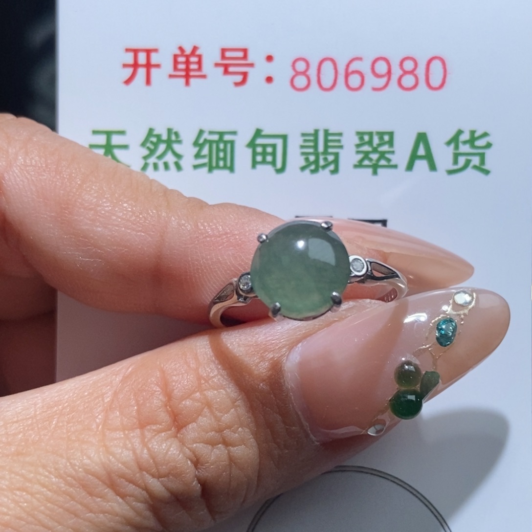 翡翠银S925镶嵌颈饰天然