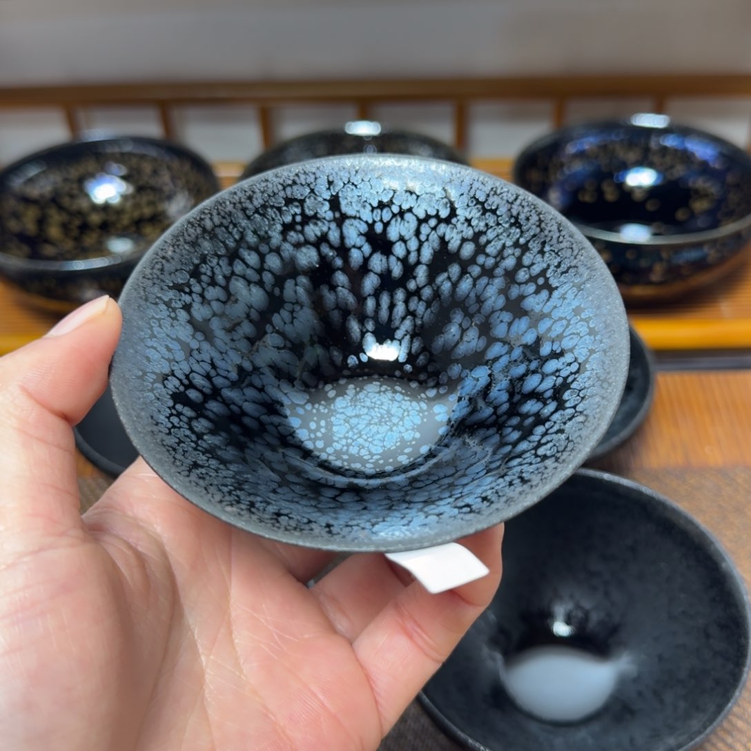 茶盏刘*影建盏手工制作主人杯茶杯