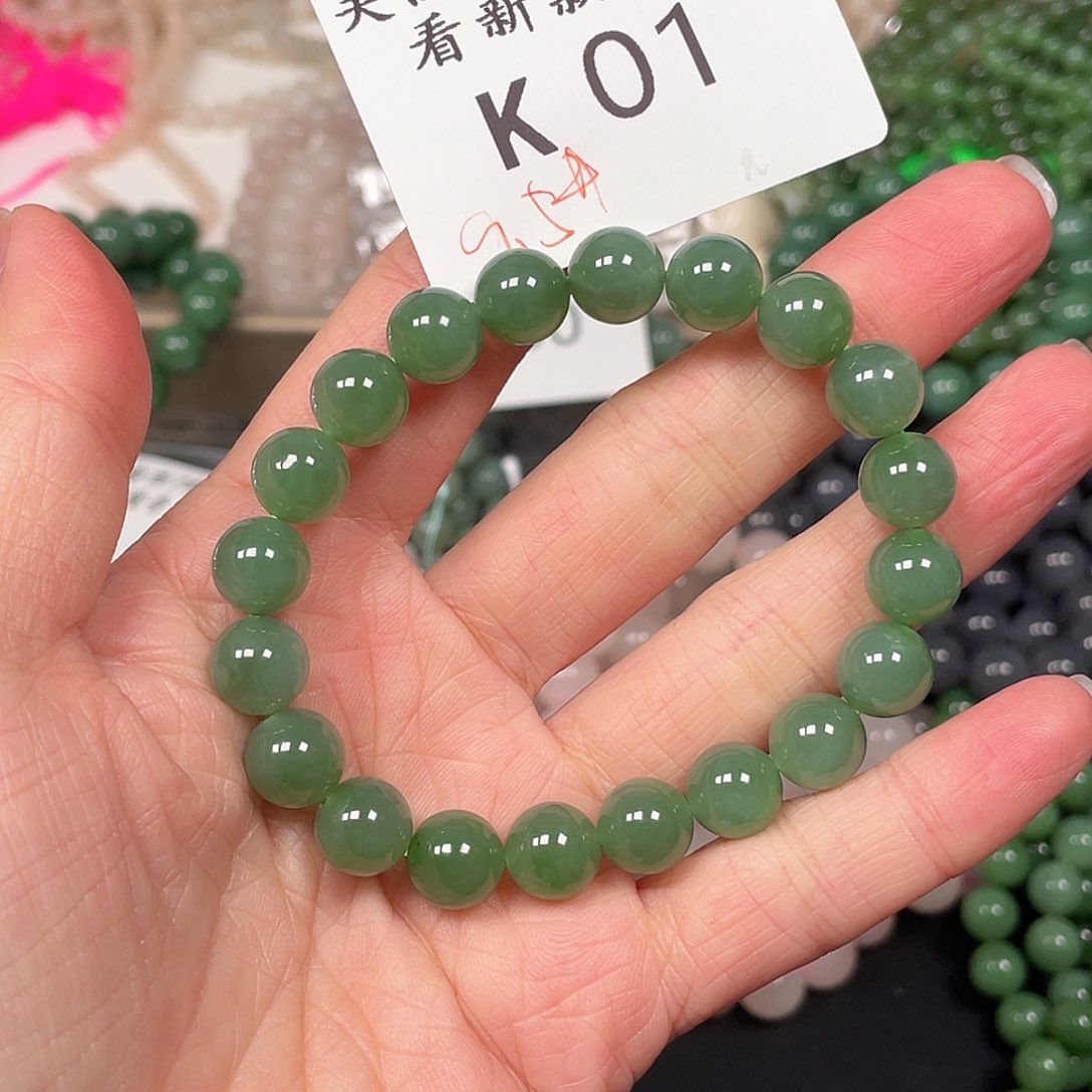 和田玉珠宝半成品未镶嵌K01