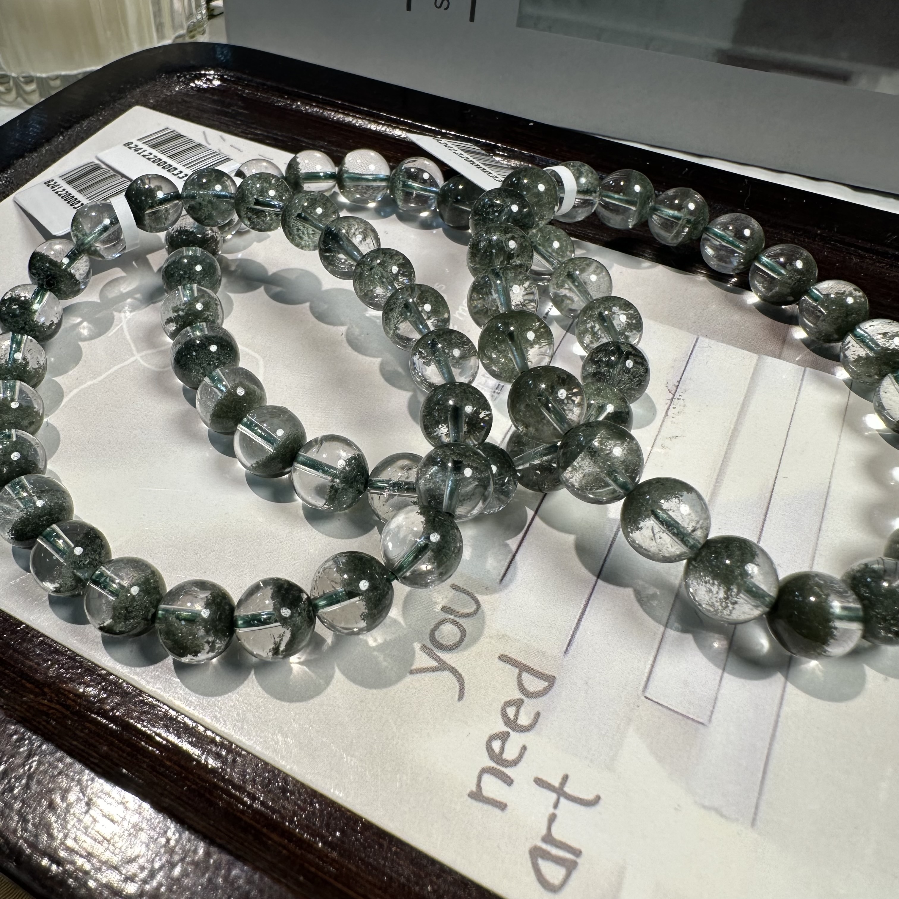 【小院甄选】绿幽灵单圈手链约8mm 多样性发一件 XY818