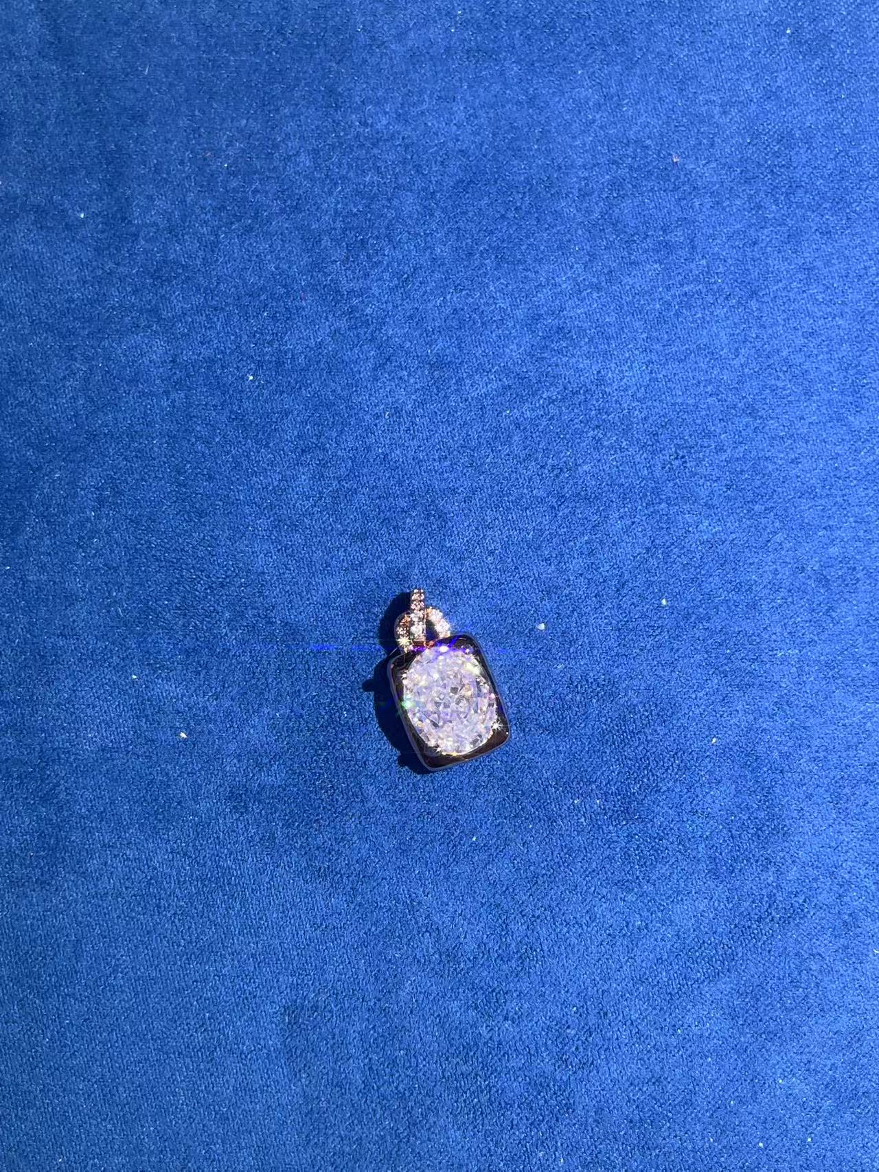 a1324玫色鸽子蛋吊坠多样性发货