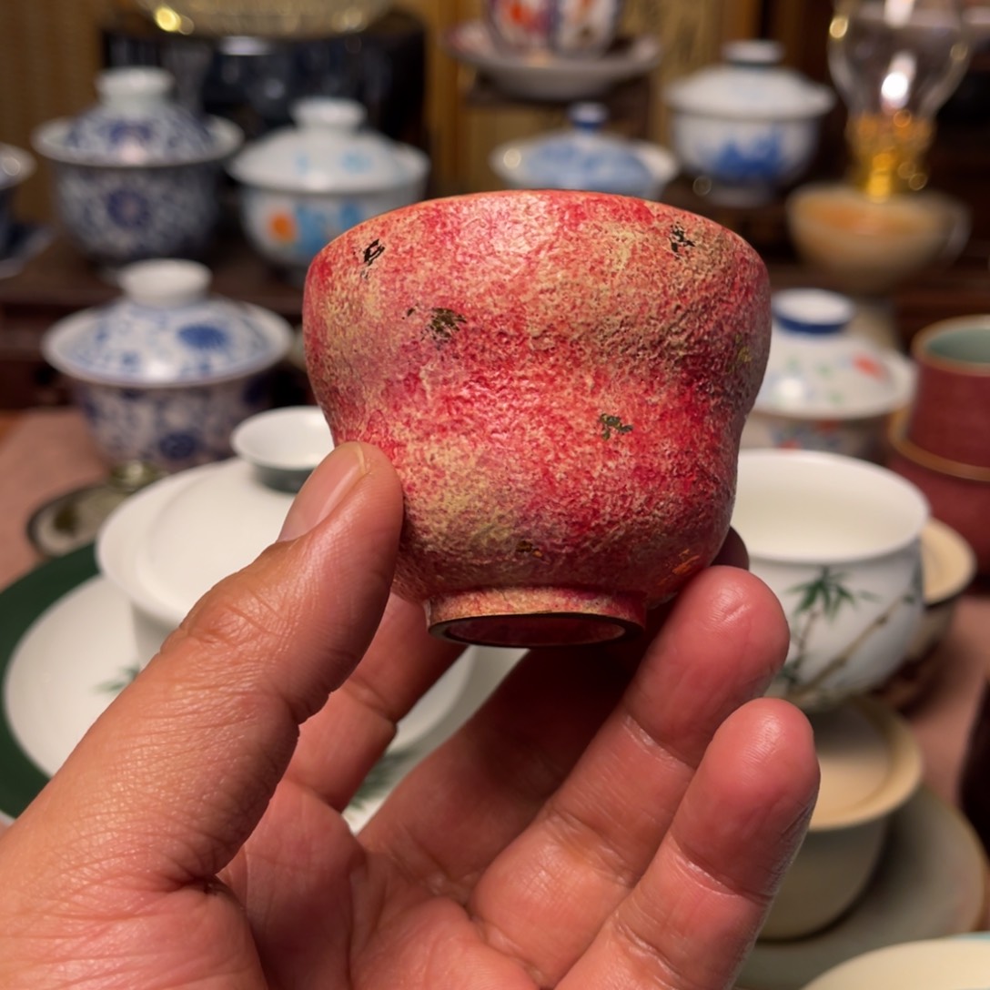 动***?素铭品瓷釉下彩茶具01