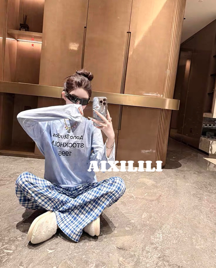 1996雾霾蓝长袖T恤薄款