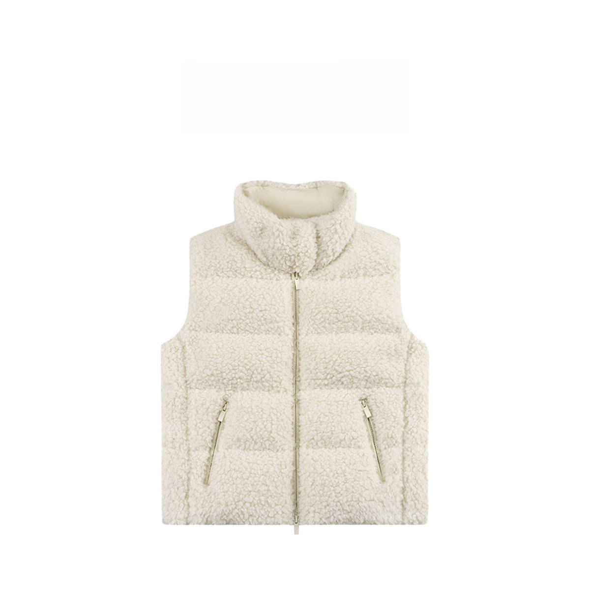 【雪大专属】秋冬时尚立领显瘦无袖马甲D2671