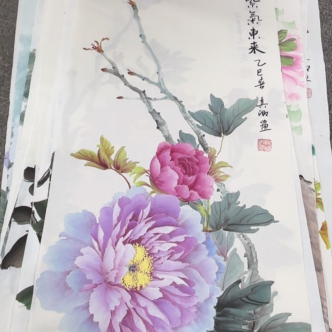 国画国画作品多次入选国内外