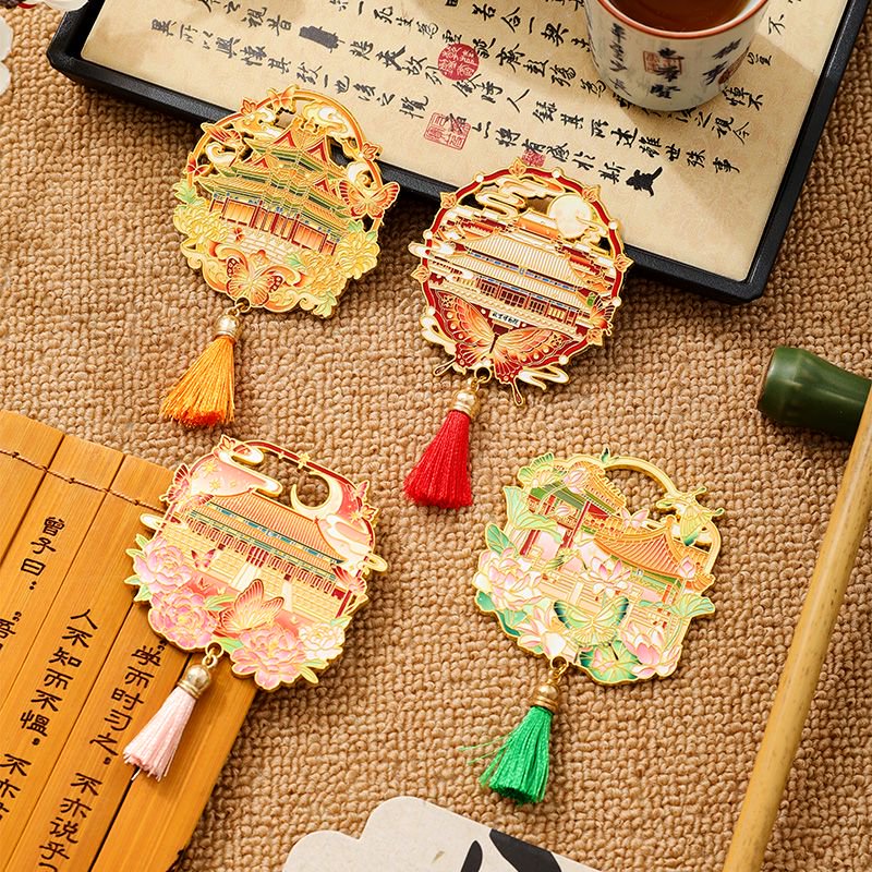 【金属款】文创冰箱贴金属国潮工艺纪念品对对碰