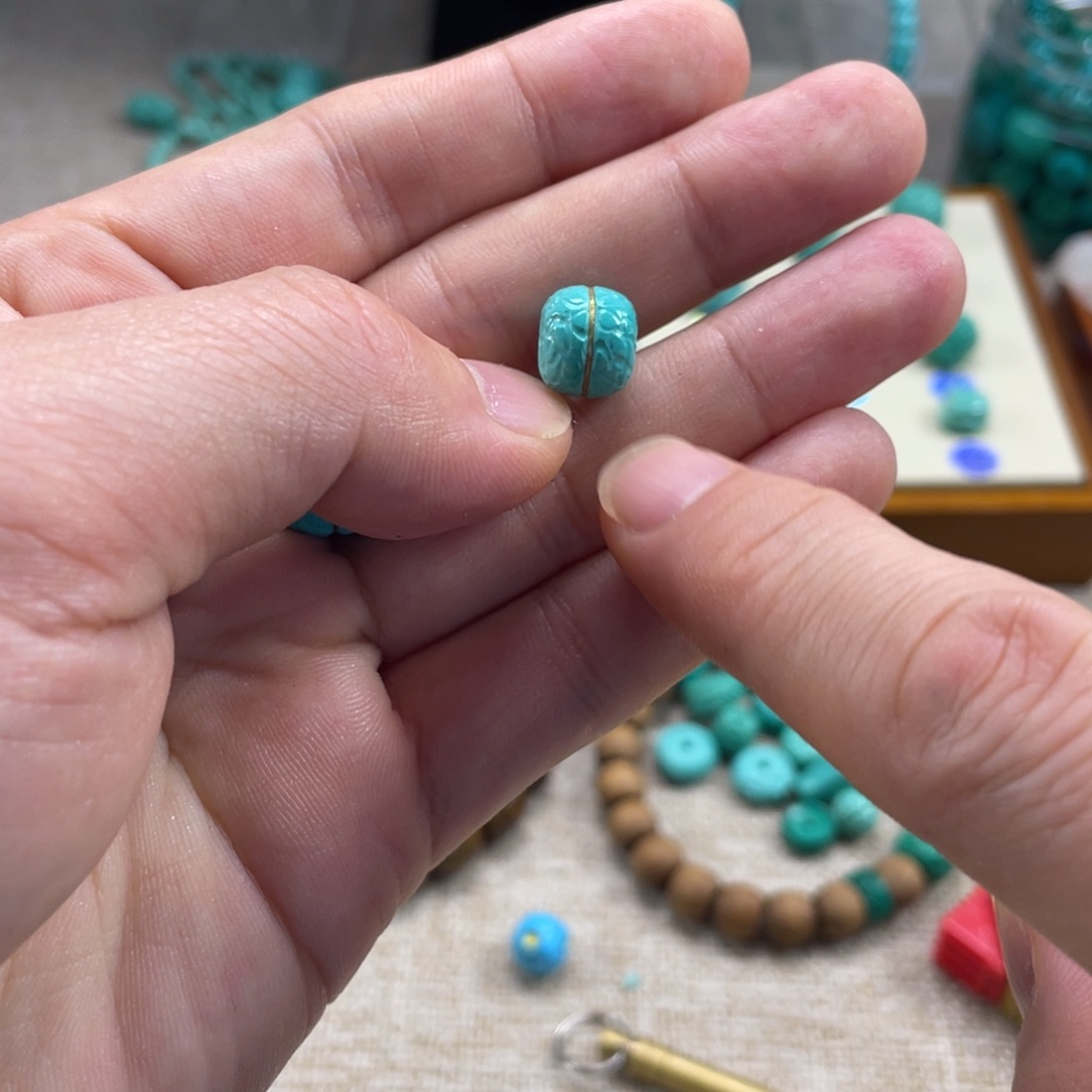 原生态湖北矿小配饰，直径10