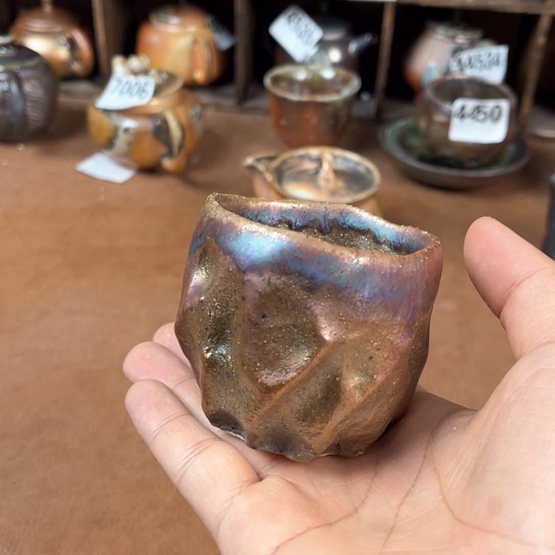 杯柴烧茶器主人杯