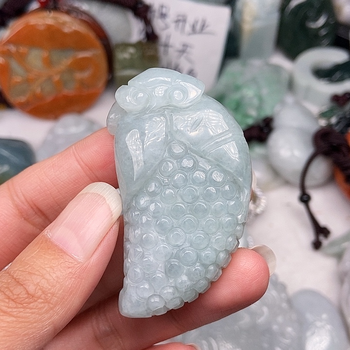 颈饰未镶嵌翡翠蓝****7翡翠