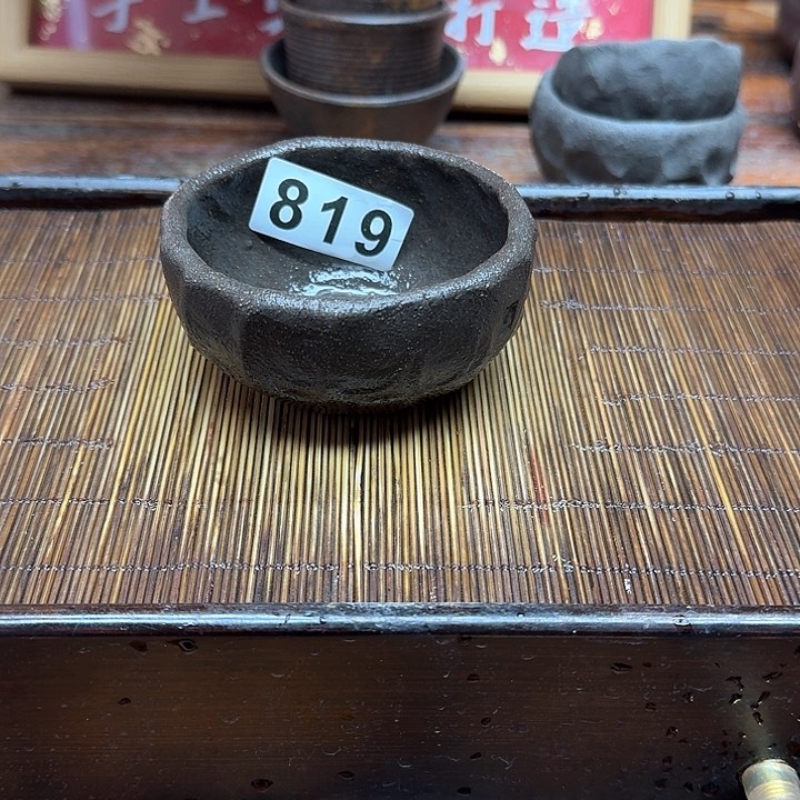 纯手工制作粗陶茶具