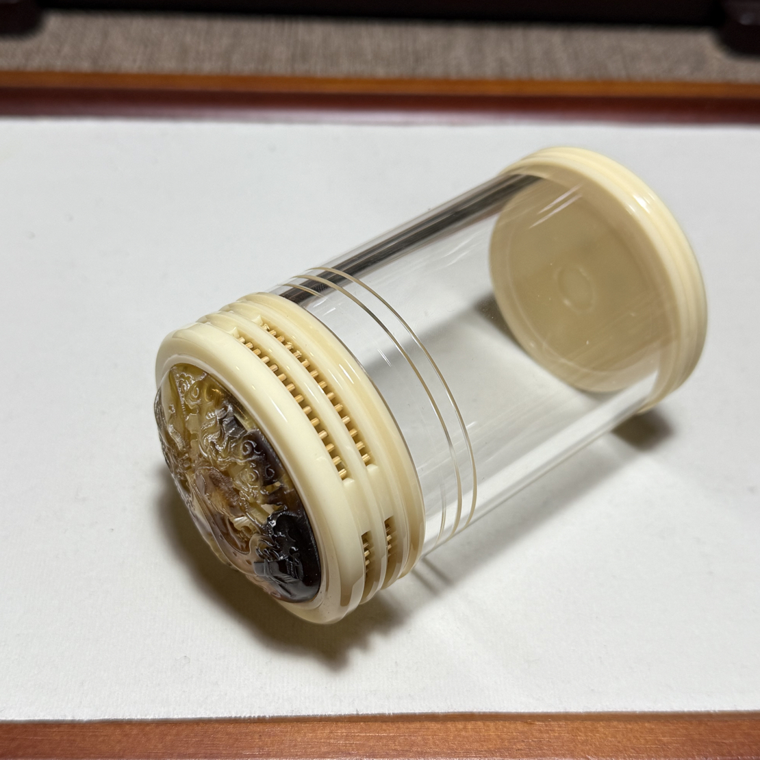 蓓蓓鸣虫_天津谭竹丝开窗蒙芯罐子