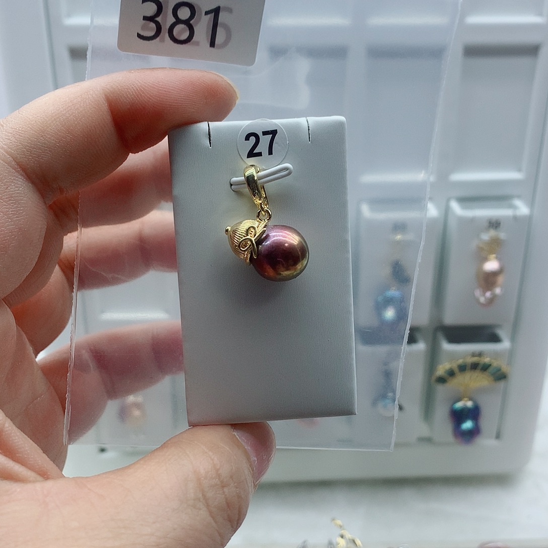 淡水珍珠吊坠(不含链)合金