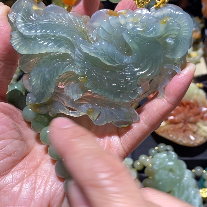 岫玉岫玉吊坠未镶嵌