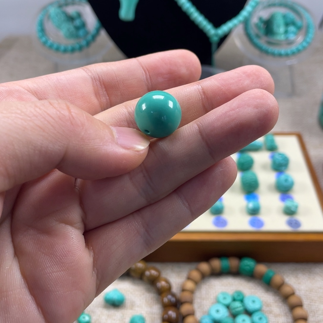 十堰手工雕刻配饰配珠，直径14