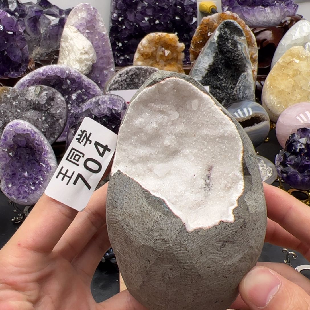 紫晶珠宝半成品未镶嵌704