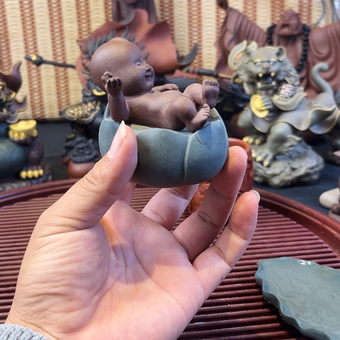 紫砂茶杯高端紫砂杯垫微瑕