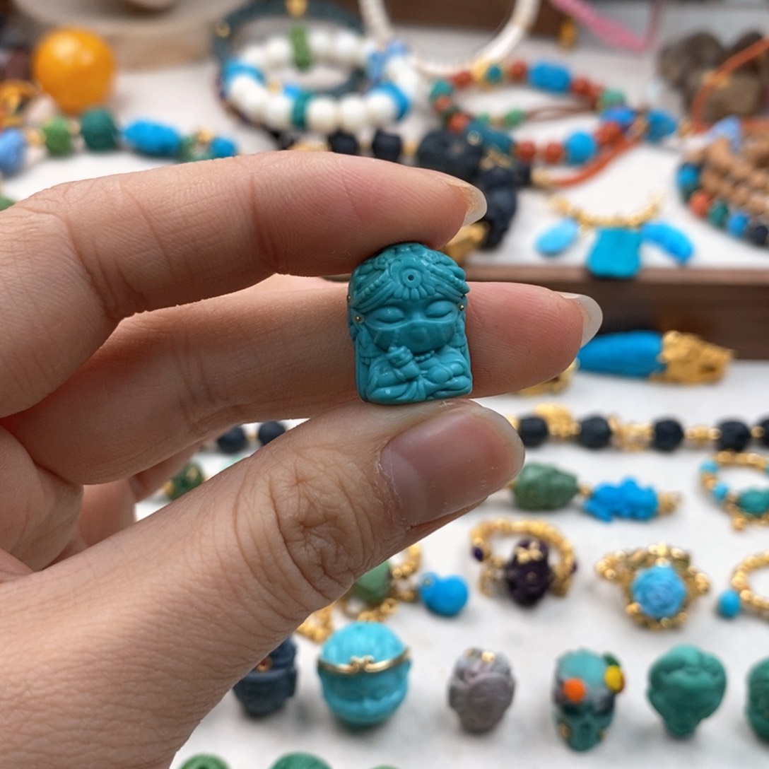 绿松石未镶嵌配饰