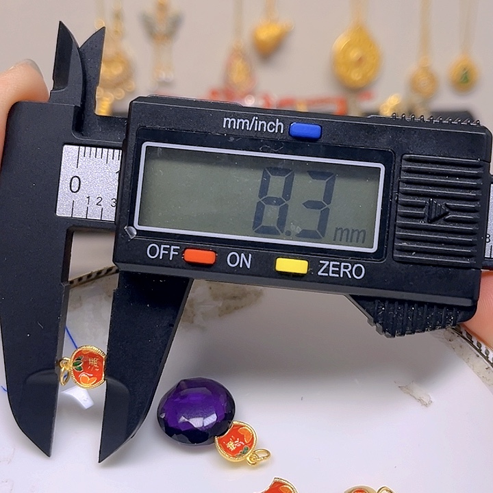 紫晶颈饰银S925镶嵌紫晶925镶嵌78