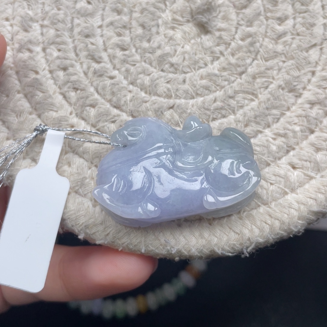 翡翠未镶嵌颈饰天然A货缅甸翡翠