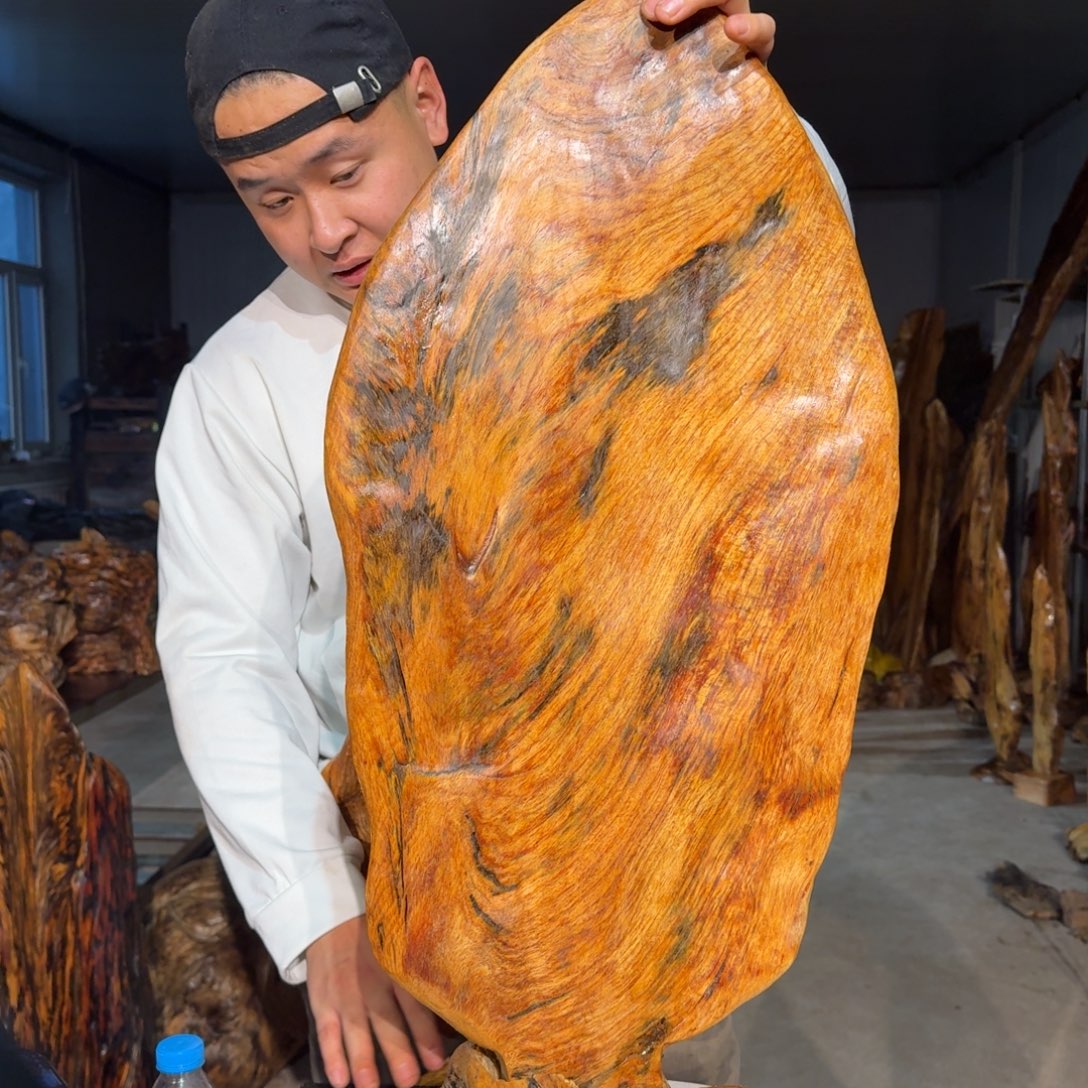 情***浅木佳友琥珀木摆件8