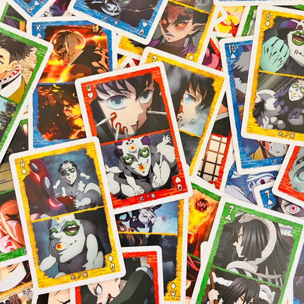 正版日谷 鬼灭之刃 特典扑克 时透无一郎 富冈义勇 甘露寺蜜璃