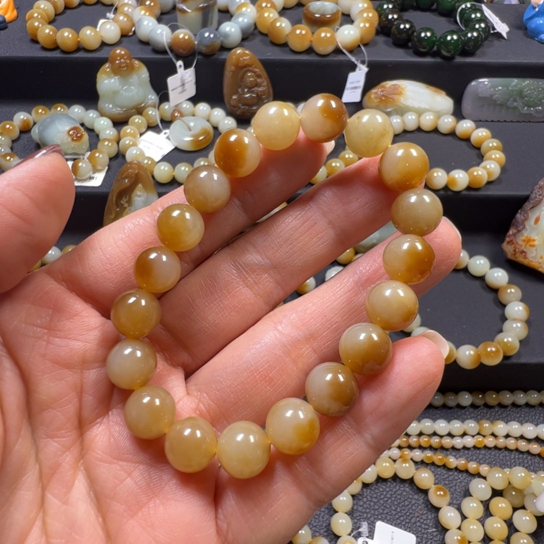 和田玉未镶嵌手链卡10