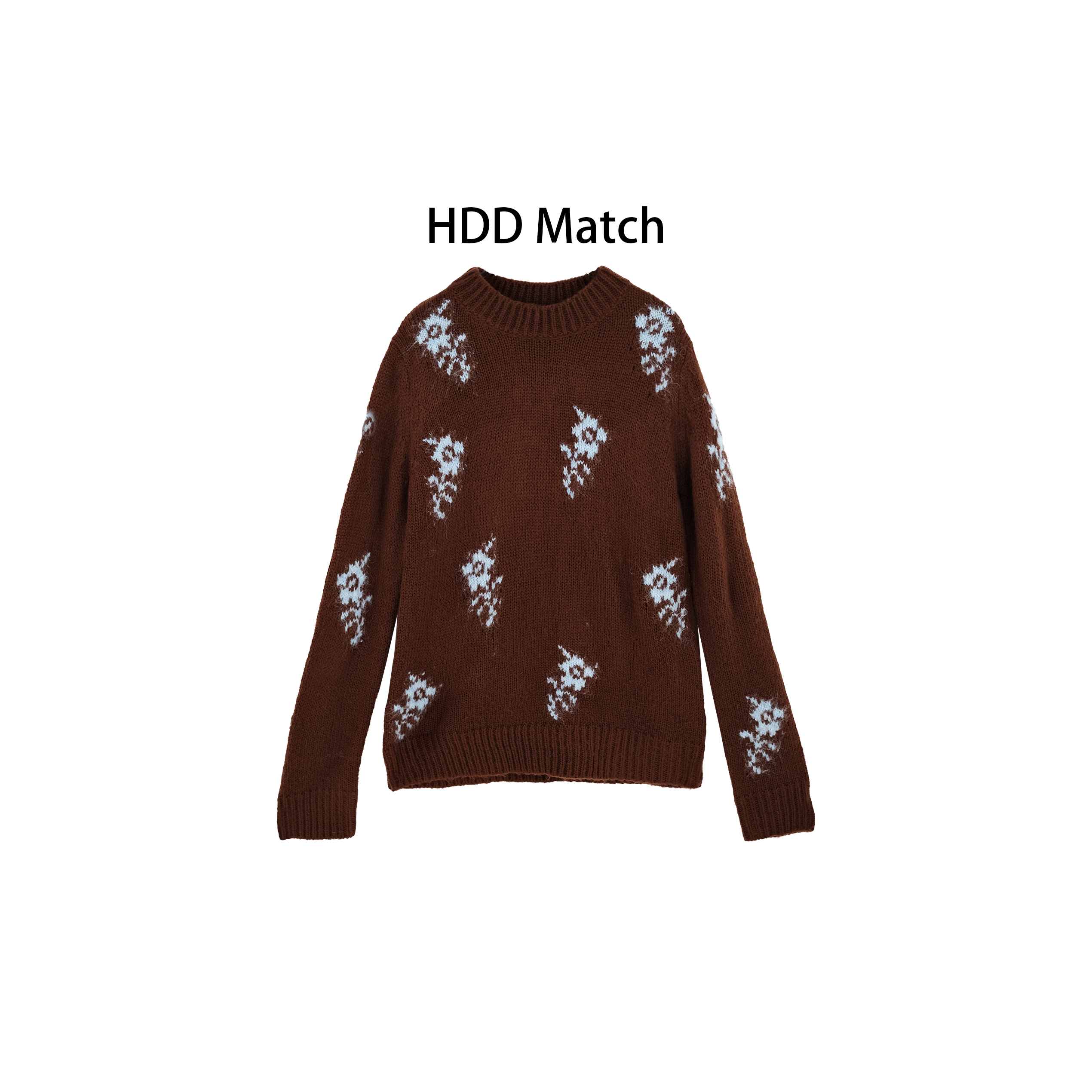 HDD- "蓝冰焰" 羊毛 秋冬女款针织宽松百搭毛衣上衣 Y9850 