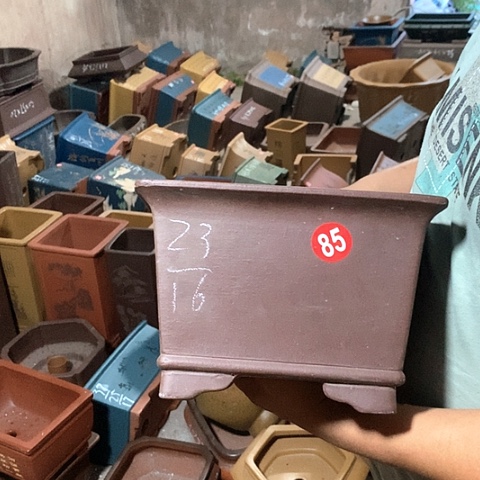 紫砂花盆手工制作